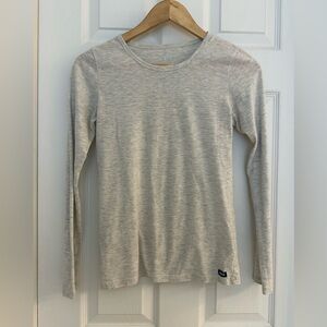 ADAR Light Beige Long Sleeve Performance Tee – Size XS